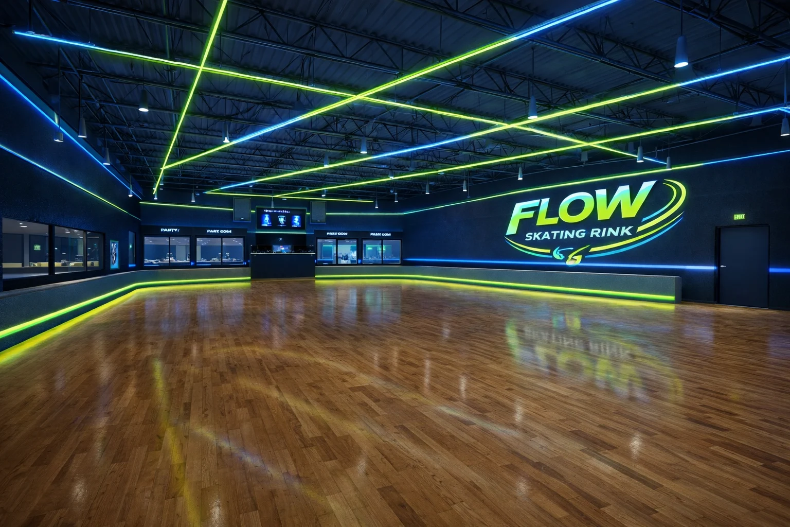 FLOW rink interior concept