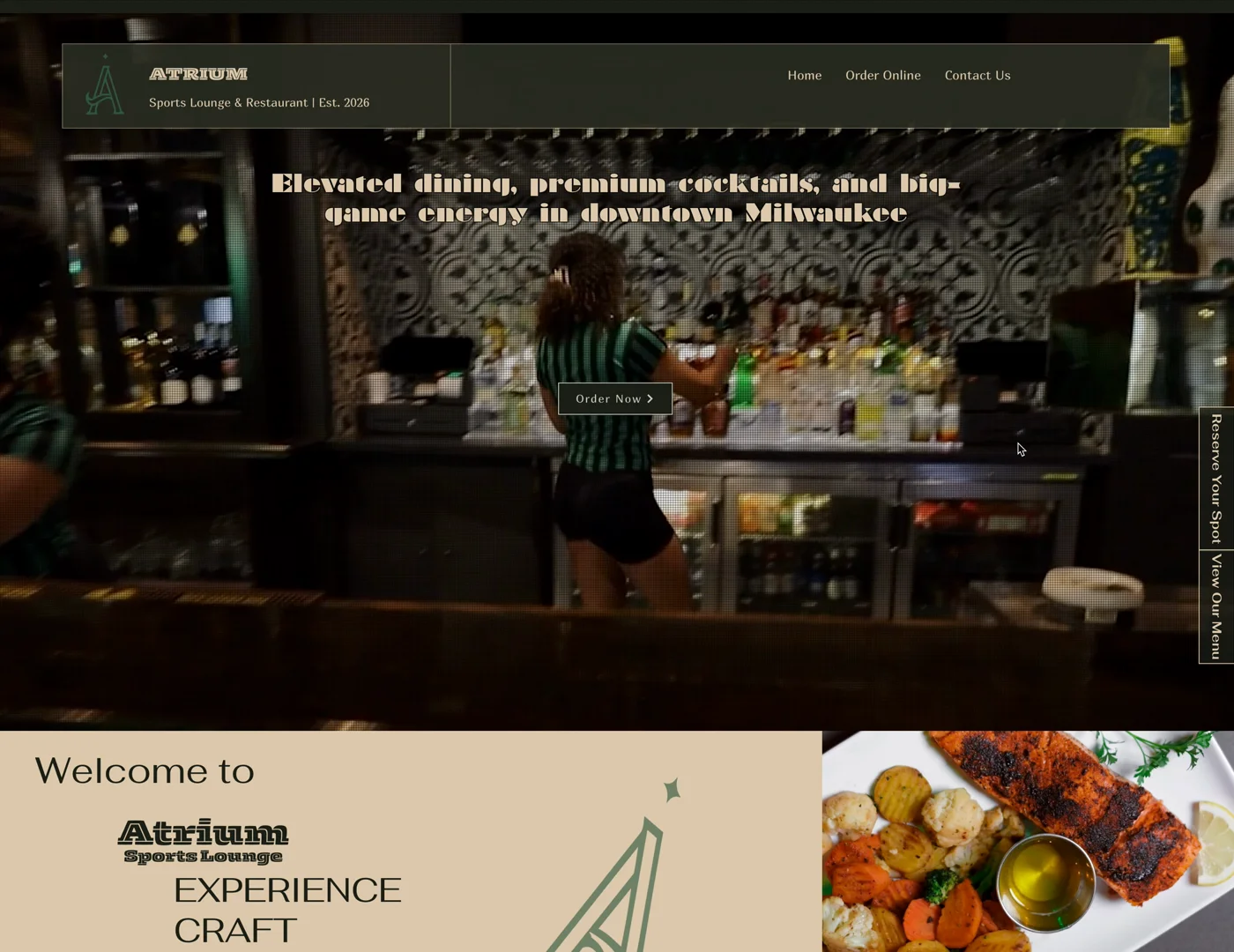 Atrium Sports Lounge walkthrough poster